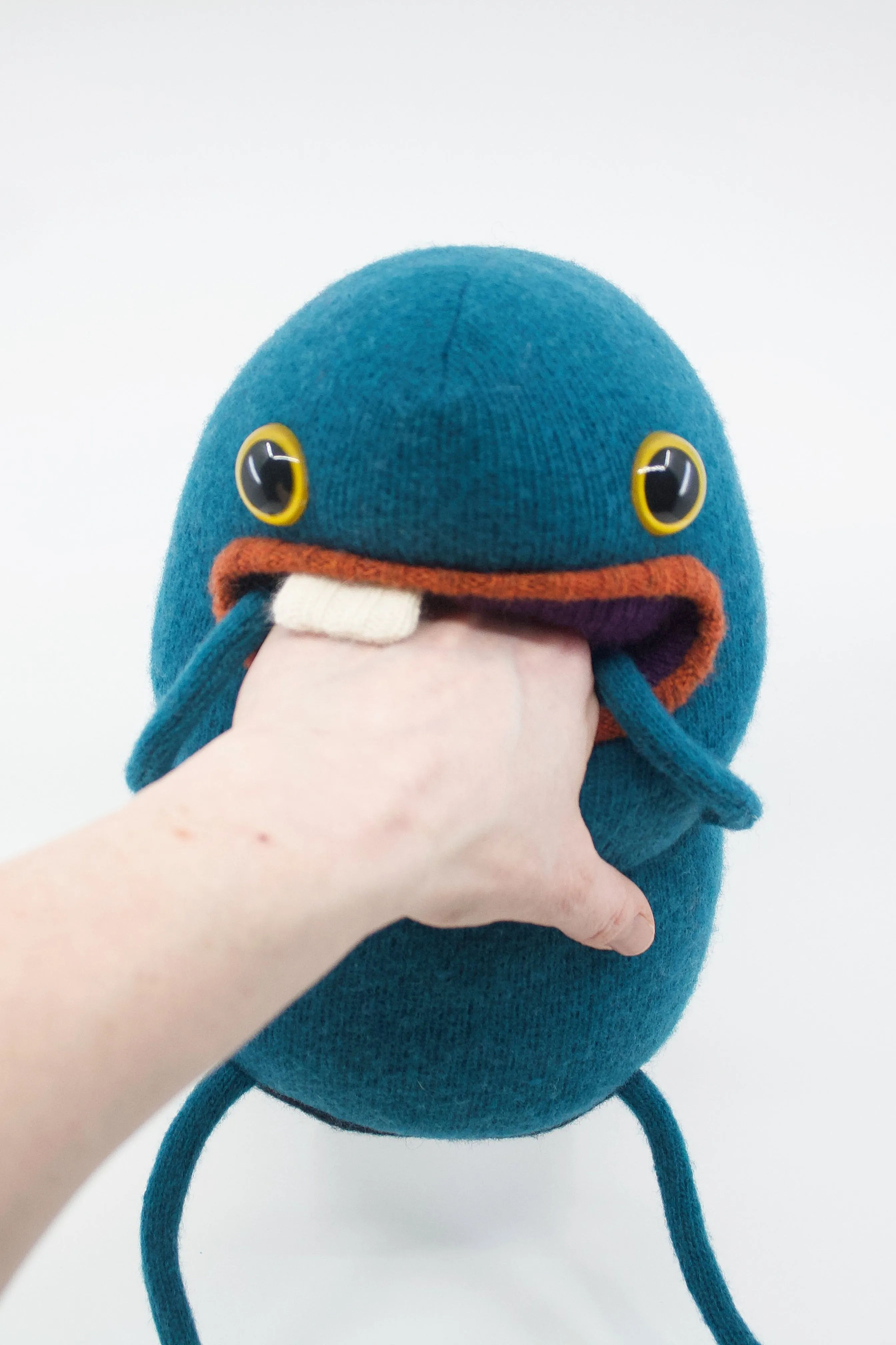 Alex the handmade stuffed monster plush