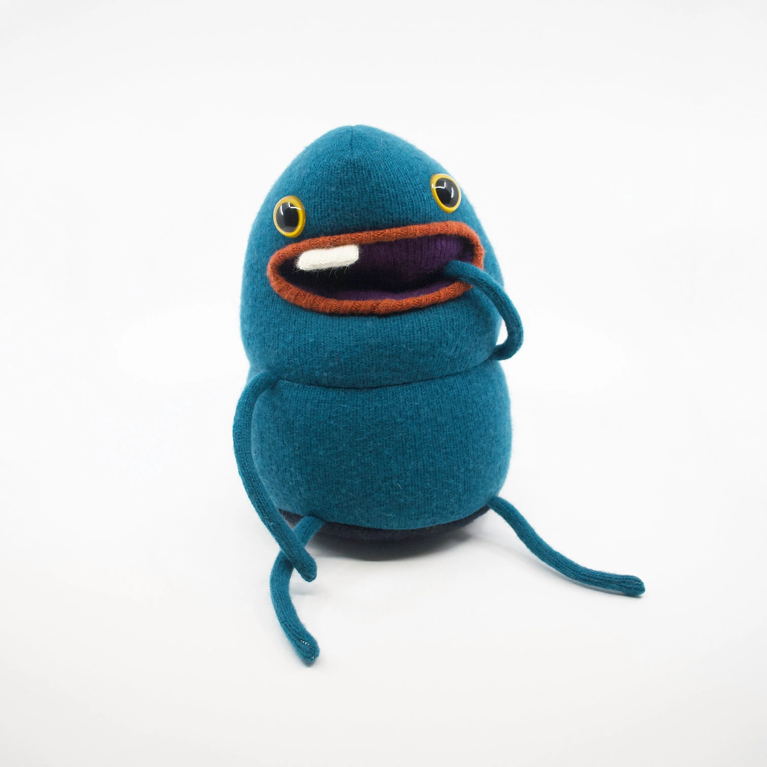 Alex the handmade stuffed monster plush