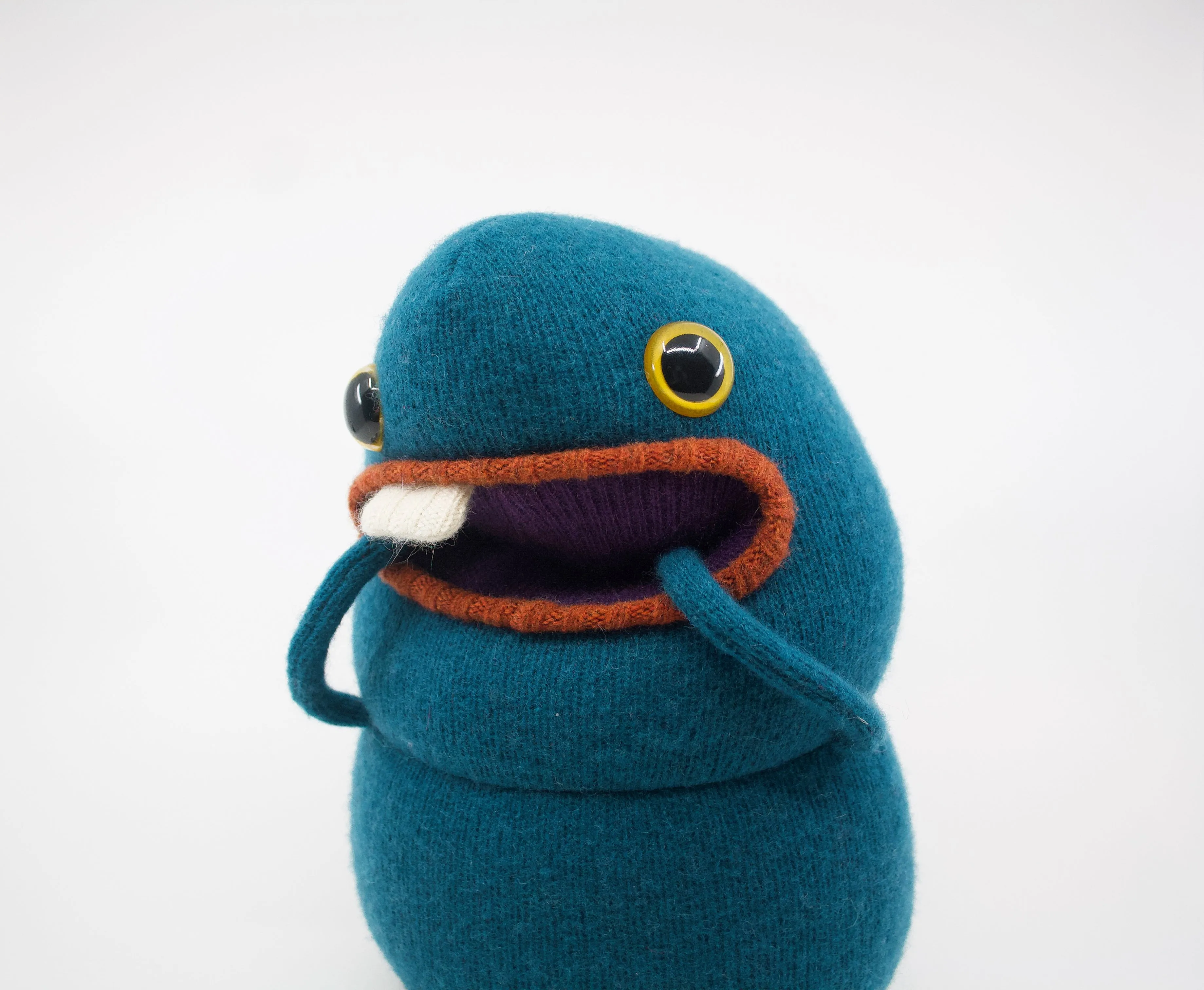 Alex the handmade stuffed monster plush