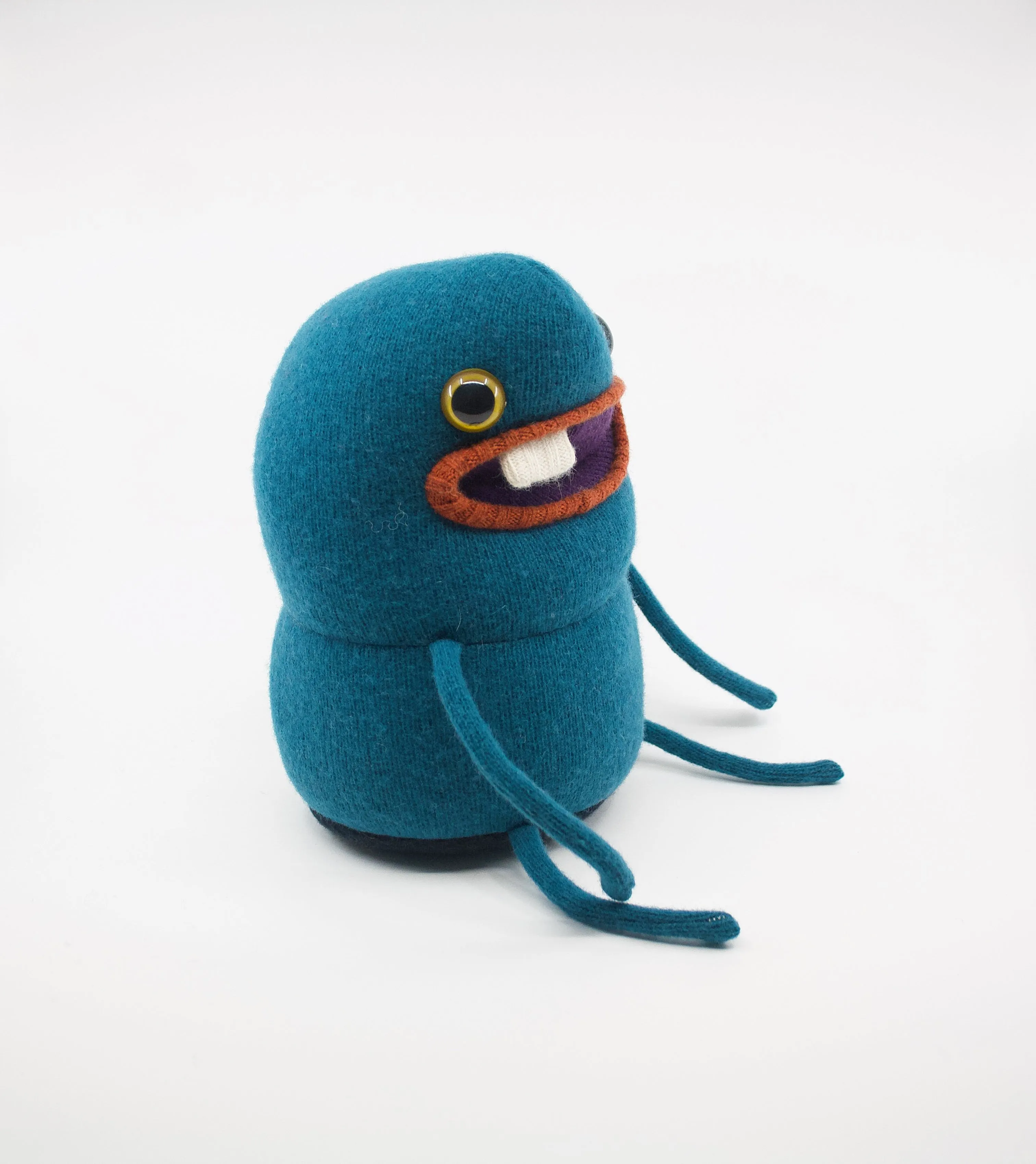 Alex the handmade stuffed monster plush