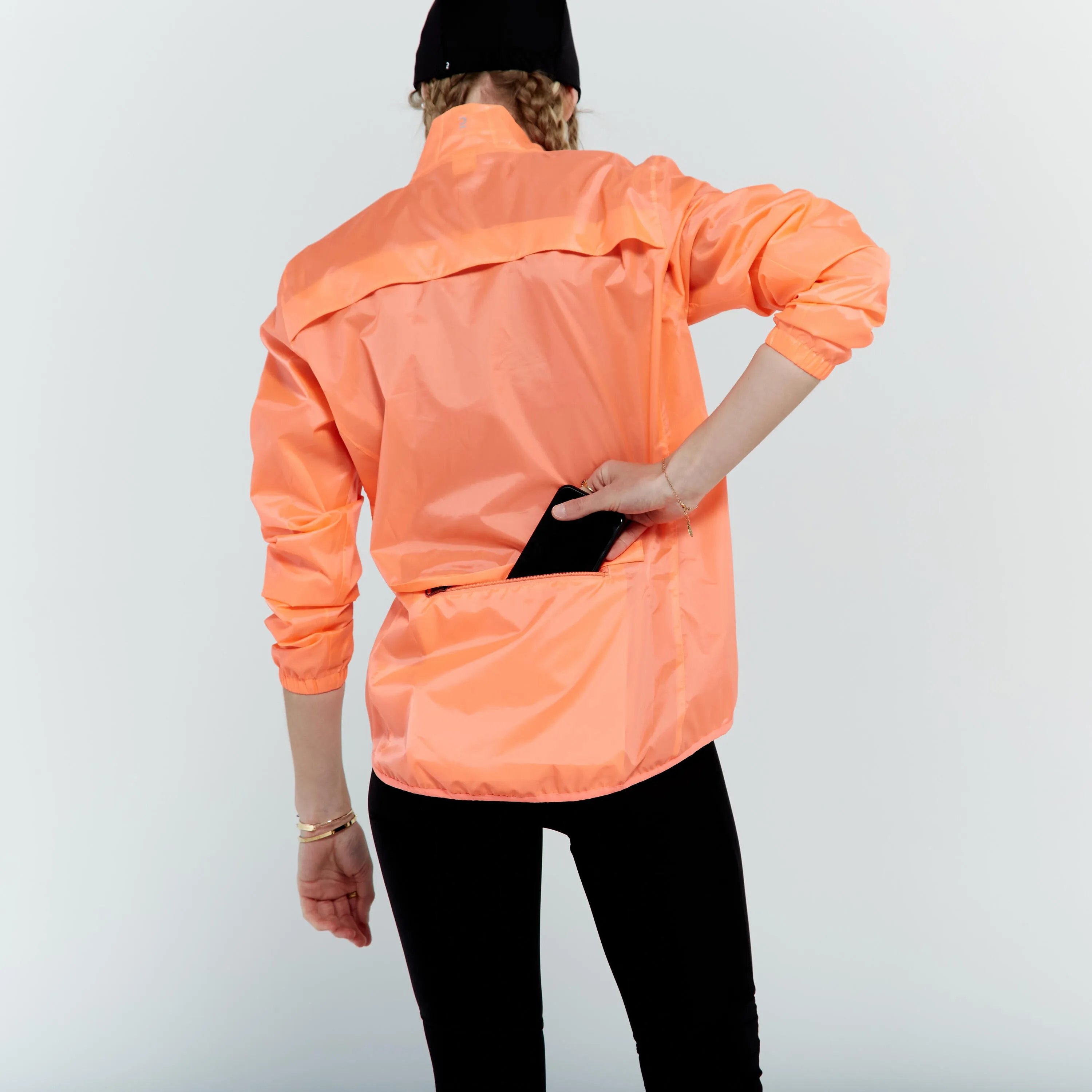 Bicycle raincoat 100 women's Van Rysel