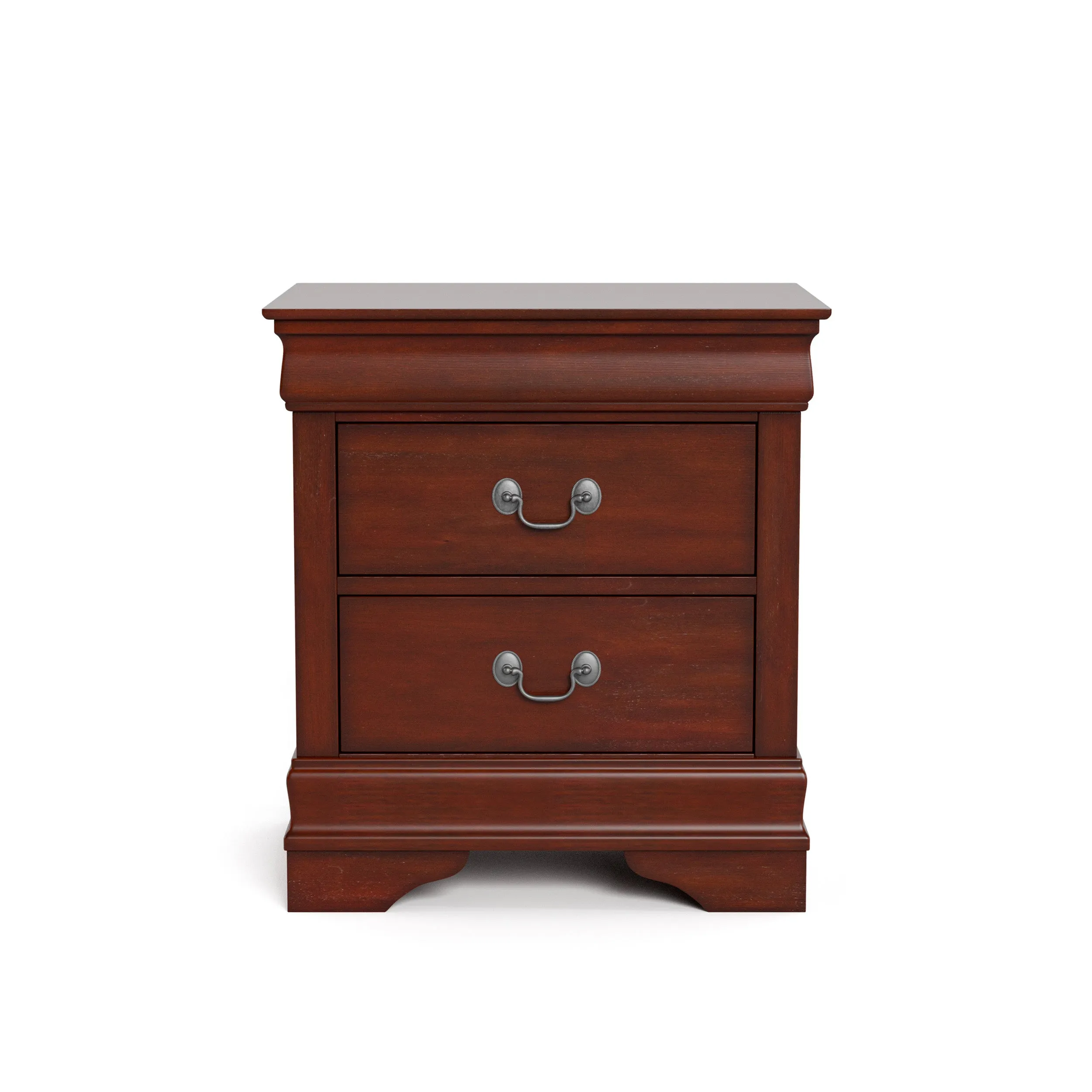 Devi Traditional Solid Wood 4-Piece Bedroom Set