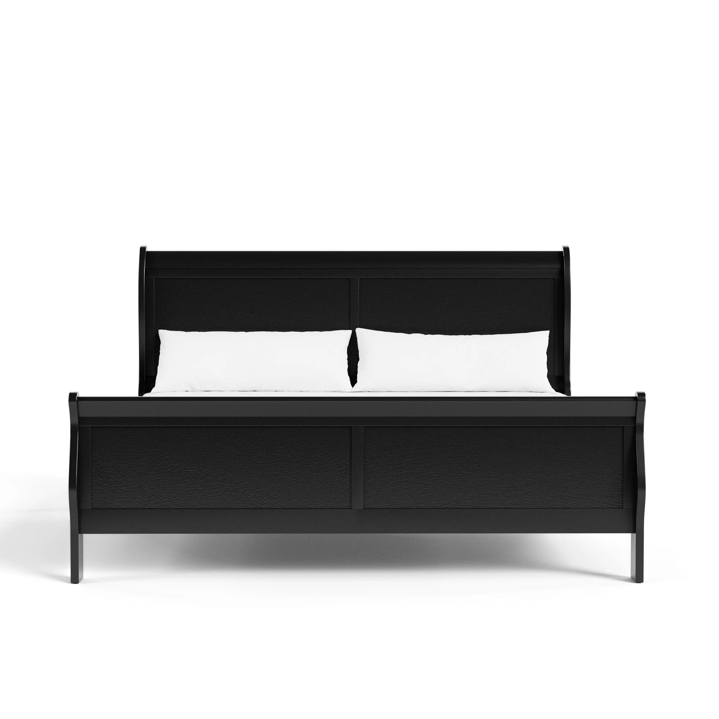 Devi Traditional Solid Wood 4-Piece Bedroom Set