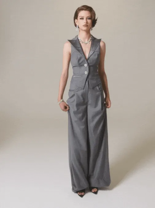 Diana Pants (Grey) (Final Sale)