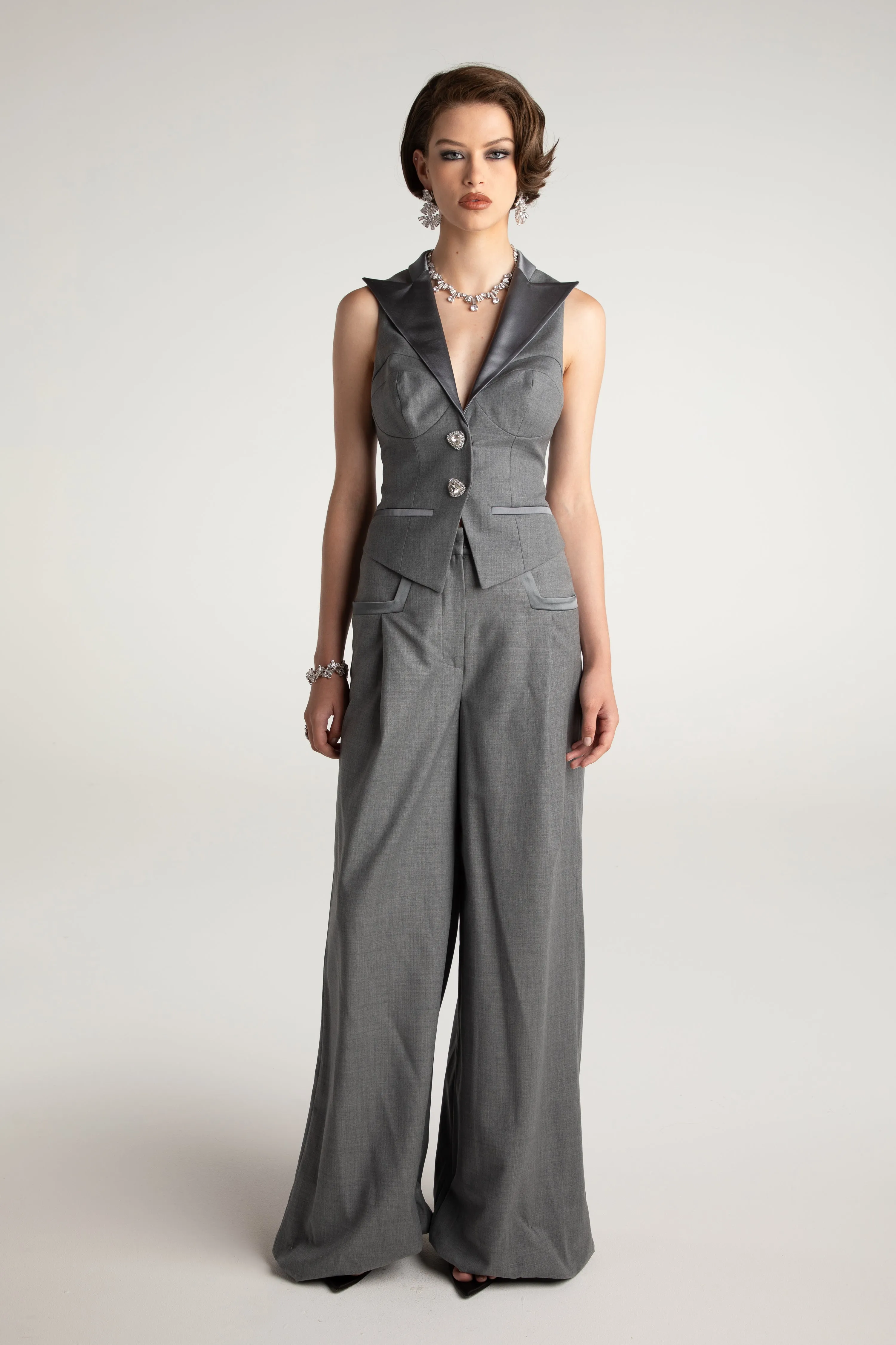 Diana Pants (Grey) (Final Sale)