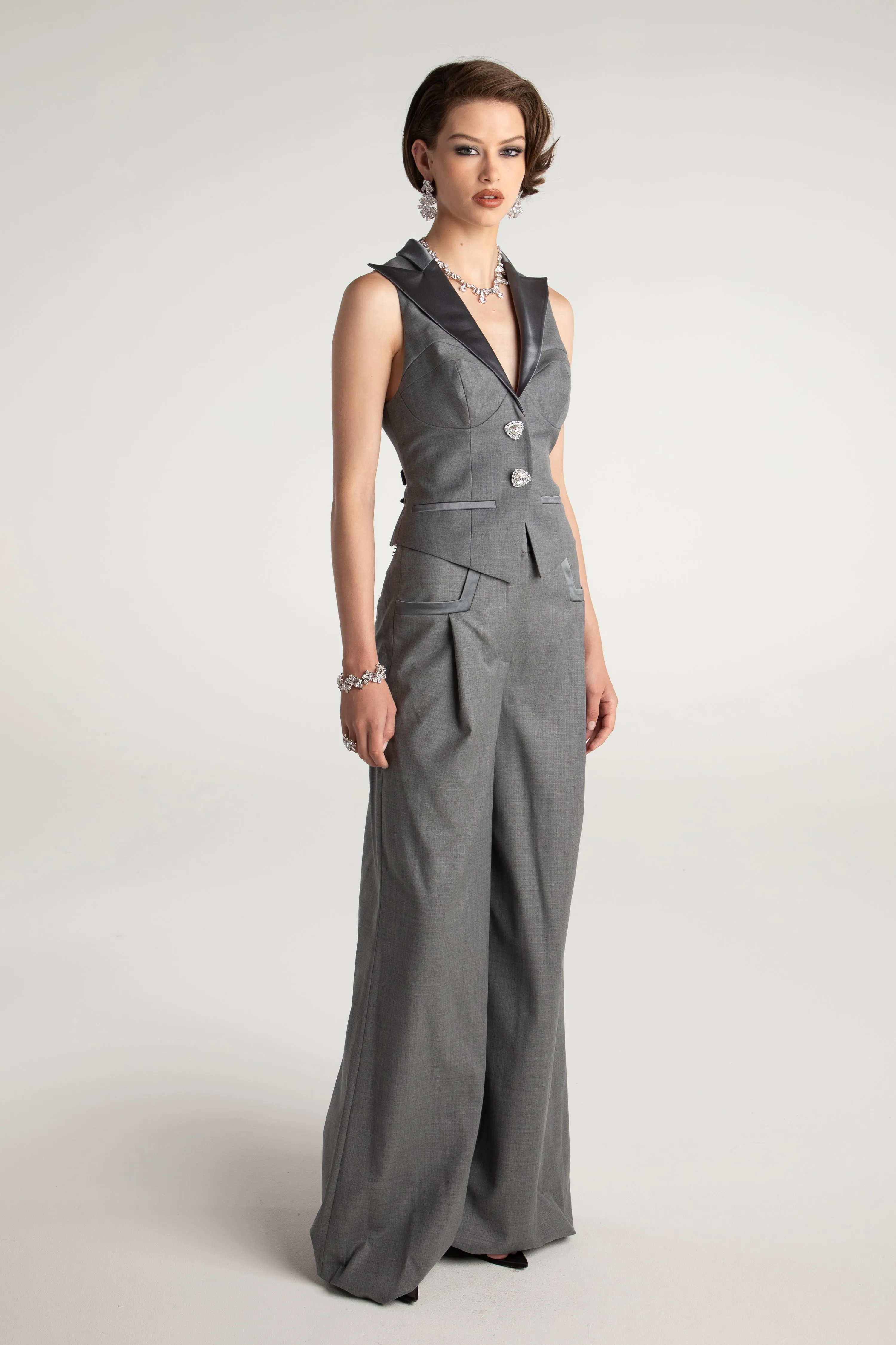 Diana Pants (Grey) (Final Sale)
