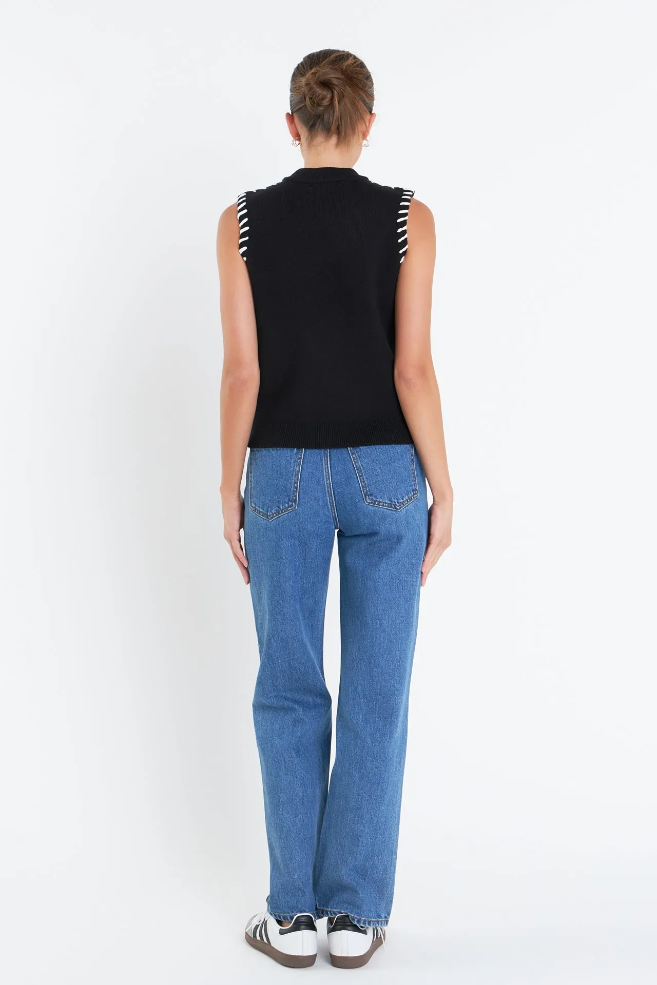 English Factory - Stitch Detailed Knit Vest
