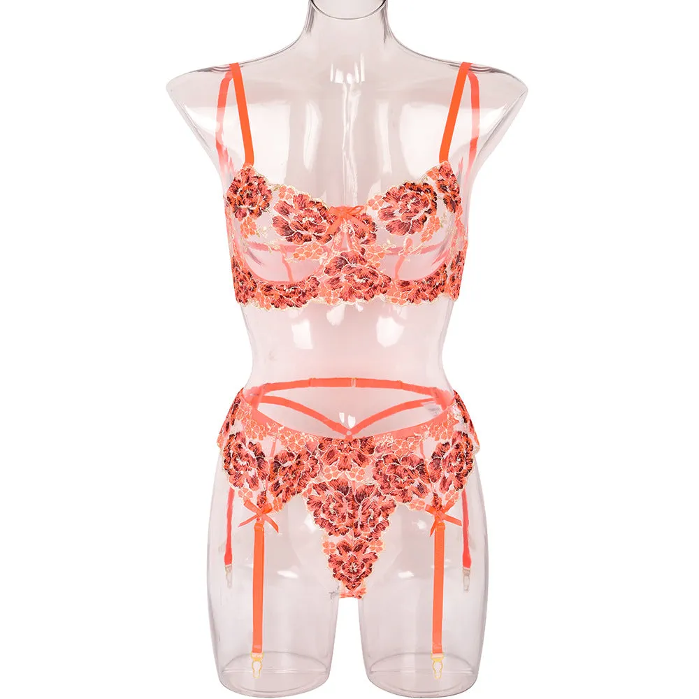 Faded Petals Lingerie Set