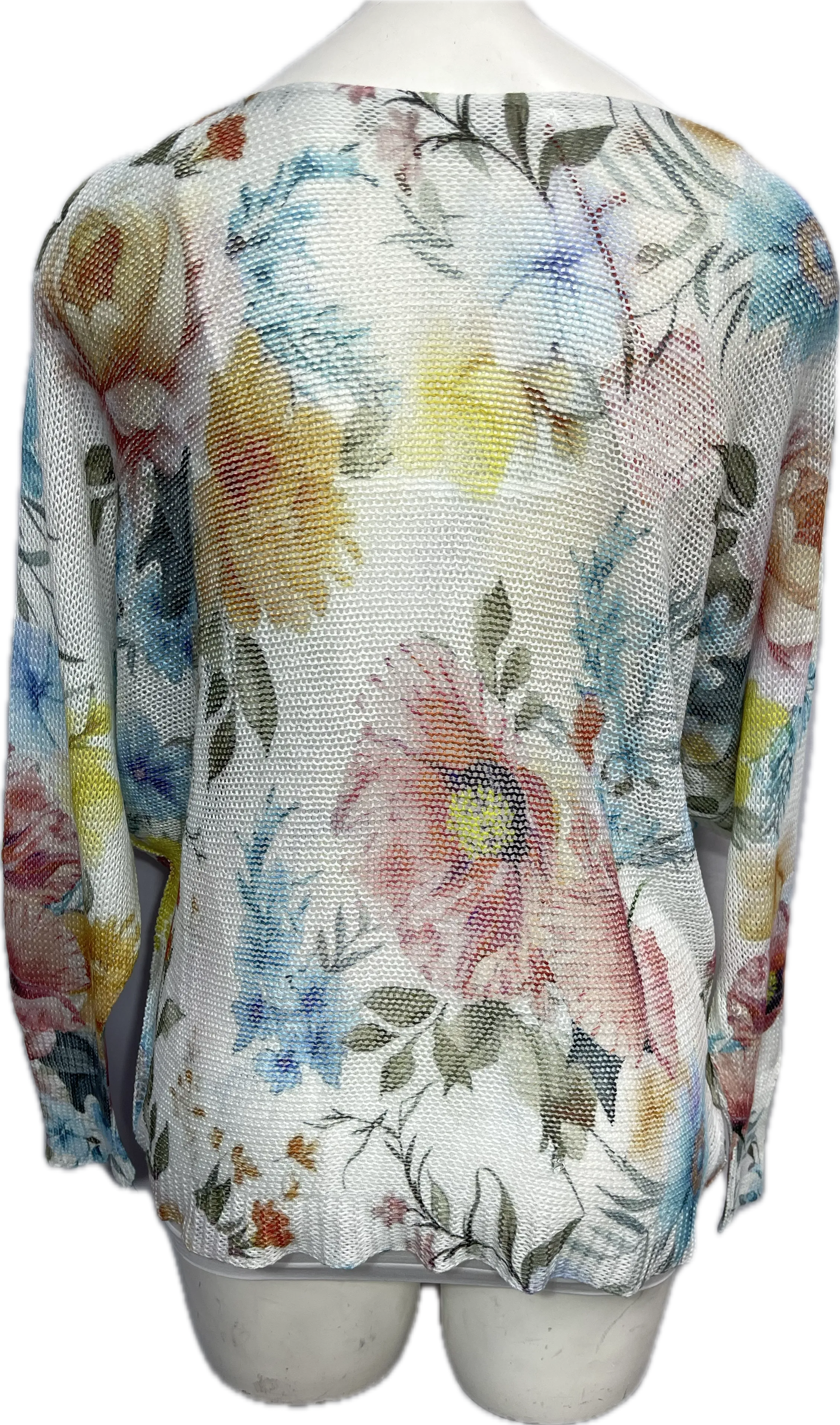 Flower mesh top