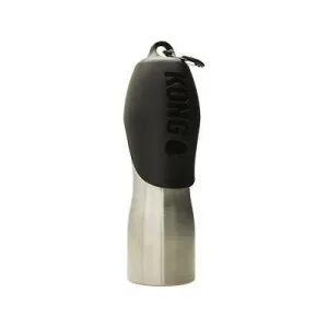 Kong H2O Insulated Stainless Steel Travel Pet Water Bottle - Black - 25 Oz