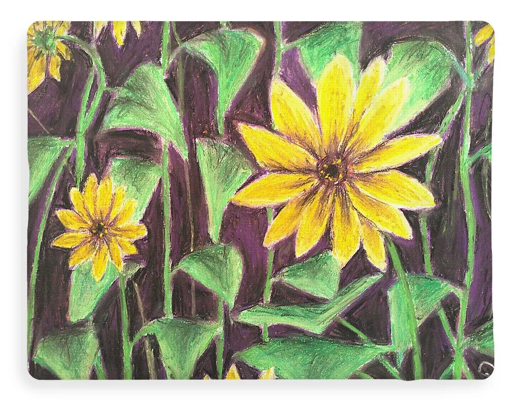 Nights of Sunflowers - Blanket