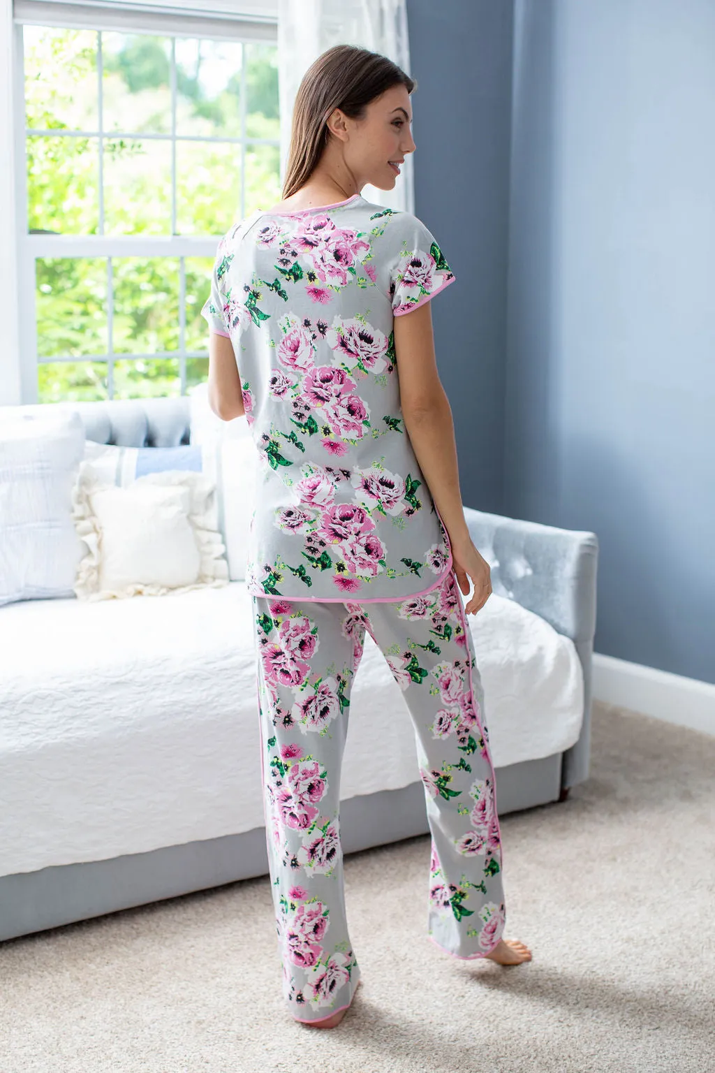 Olivia Maternity Nursing Pajama Set