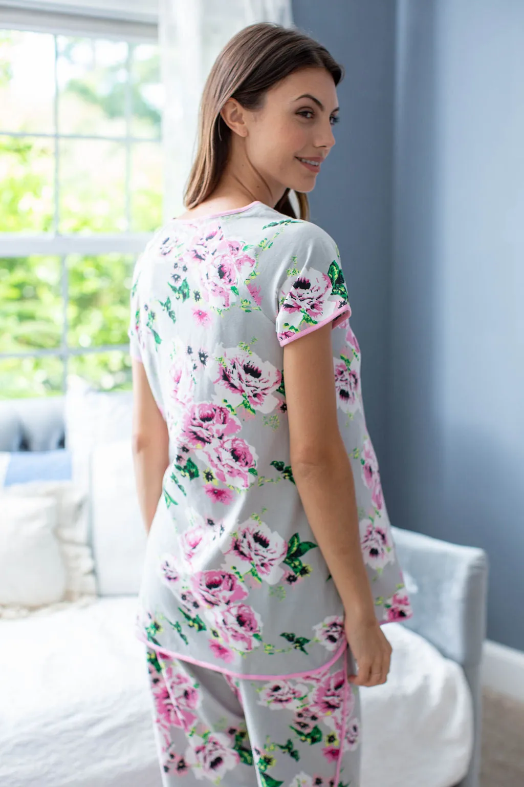 Olivia Maternity Nursing Pajama Set