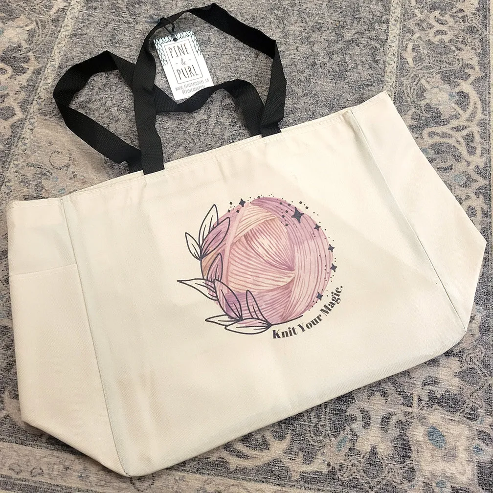 pine & purl {project bags}