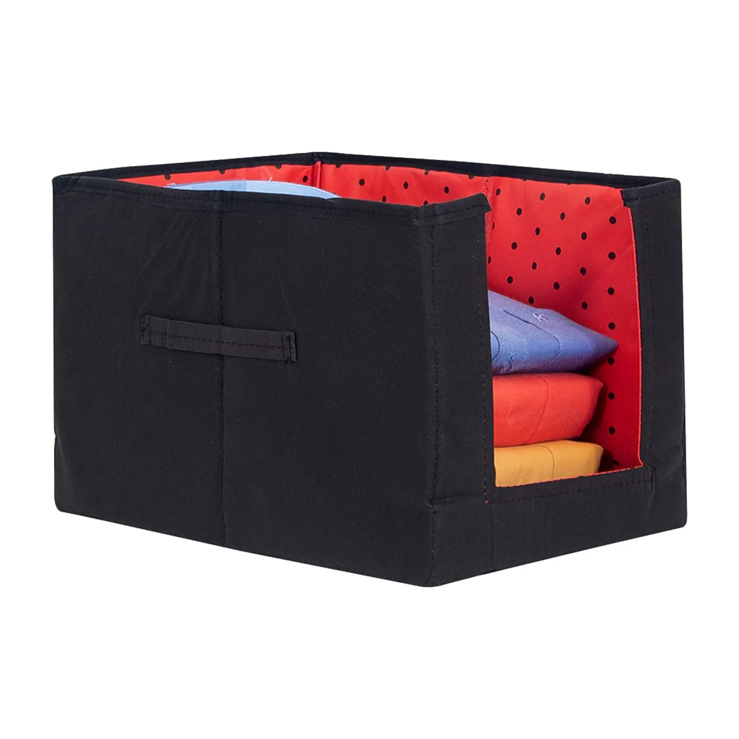 PrettyKrafts 6 Pcs Large Capacity Stackable Shirt Stacker, Storage Bins, Closet Organizers, Foldable Storage Boxes,Shelf Organizer, Shelves Basket Storage Bin For Organizing Clothing, Toys, Mix Color